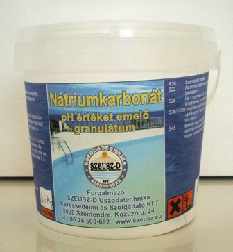 Nátrium-karbonát pH érték emelő granulátum 0,5 kg Nátrium-karbonát pH érték emelő granulátum 0,5 kg